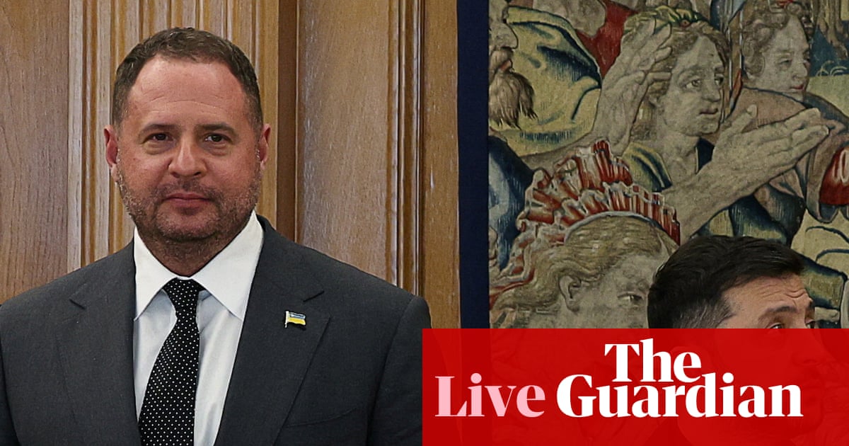 Ukraine’s anti-corruption authorities search properties linked to Zelenskyy’s chief of staff – Europe live | Europe