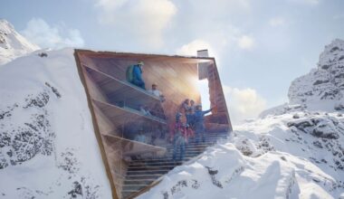 Carlo Ratti and Salone design digitally fabricated alpine shelter for 2026 Winter Olympics | News