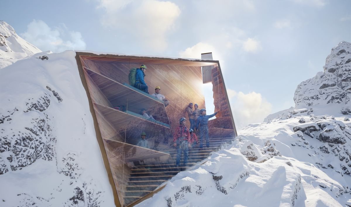 Carlo Ratti and Salone design digitally fabricated alpine shelter for 2026 Winter Olympics | News