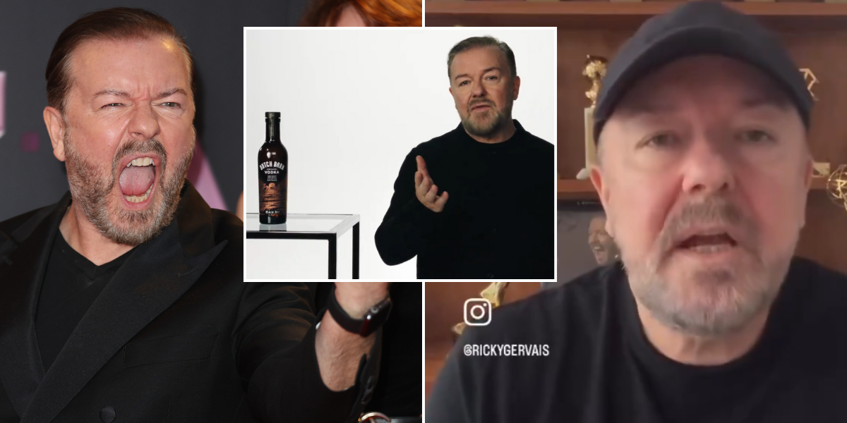 Ricky Gervais issues brilliant response to 'offended' lefties over banned billboards after furious 'censorship' rant