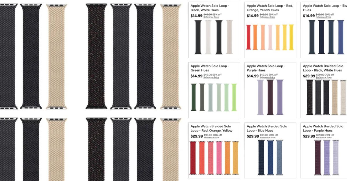 Official Apple Watch Solo Loops start from just $5 w/ these multi-packs, singles from $15