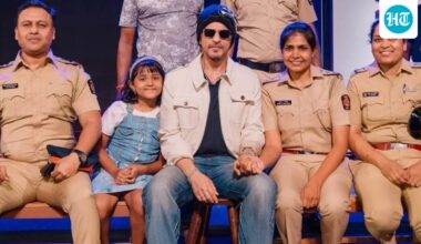 Fans can’t stop praising Shah Rukh Khan after his respectful gesture toward a woman police officer