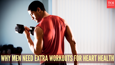 Why do men need more exercise than women to reduce heart disease risk