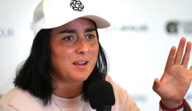 Two-time Wimbledon finalist announces she is expecting a baby boy: ‘The court will have to wait’