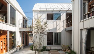 In Tokyo, Four Volumes Form a Miniature “Village” Where a Family Writes, Draws, and Plays Music