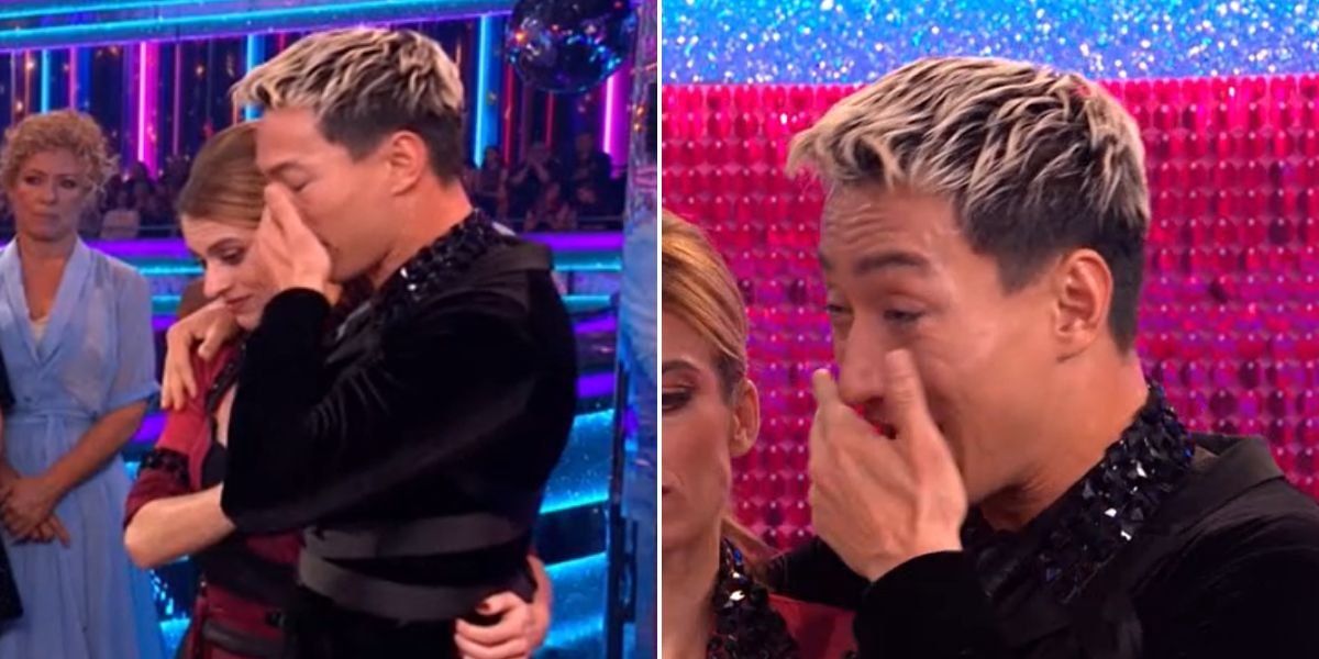 Carlos Gu breaks down in tears following BBC Strictly judges' comments to Karen Carney: 'You have no idea'