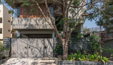 The Skylight Steals the Show at This Vertical Concrete Home in India