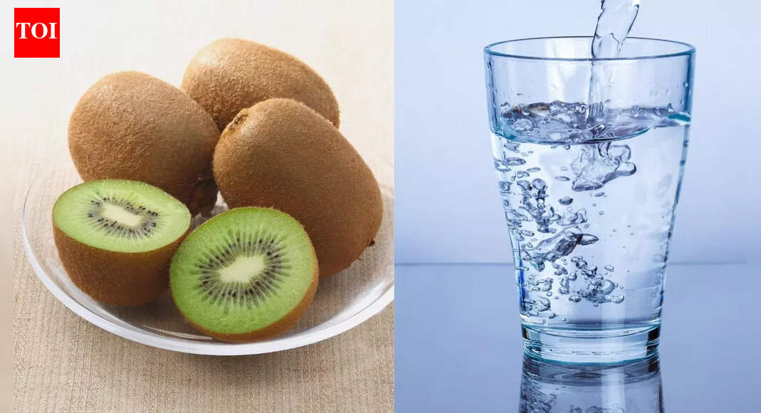 Eating two kiwis a day and drinking mineral water can relieve constipation and boost digestion |