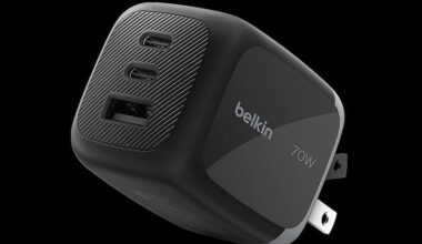 Belkin’s new 70W 3-port charger is lighter and cheaper than Anker’s.