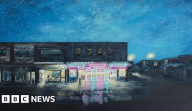 Newquay artist wins award with painting of amusement arcade