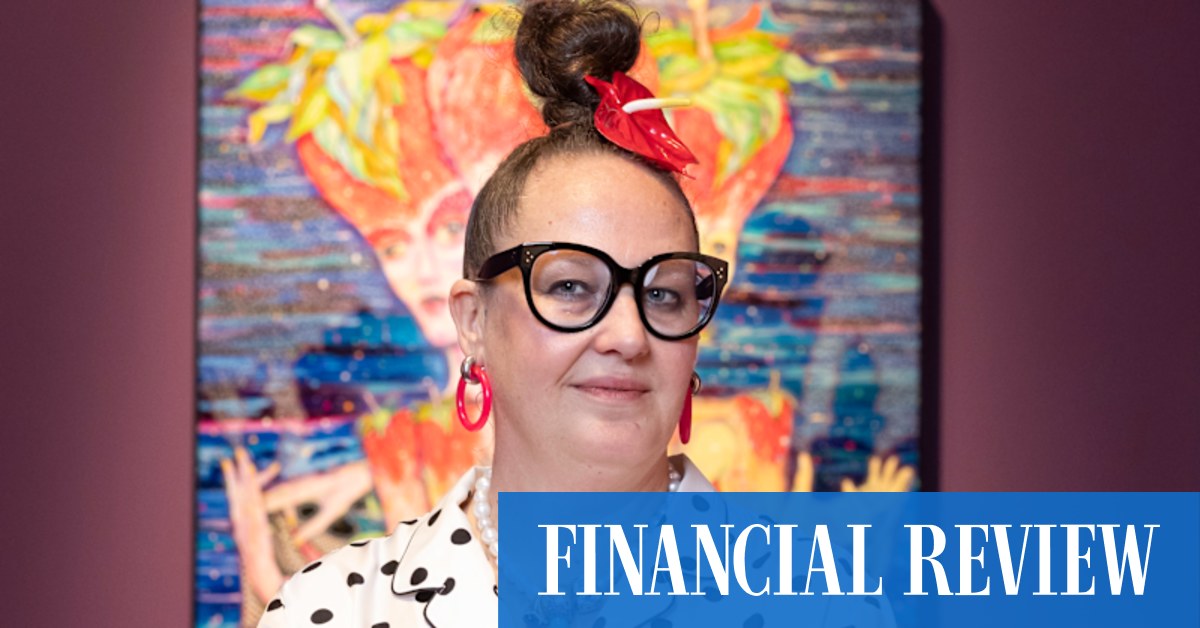 Del Kathryn Barton opens a sellout show in New York, but wants to make more time for herself