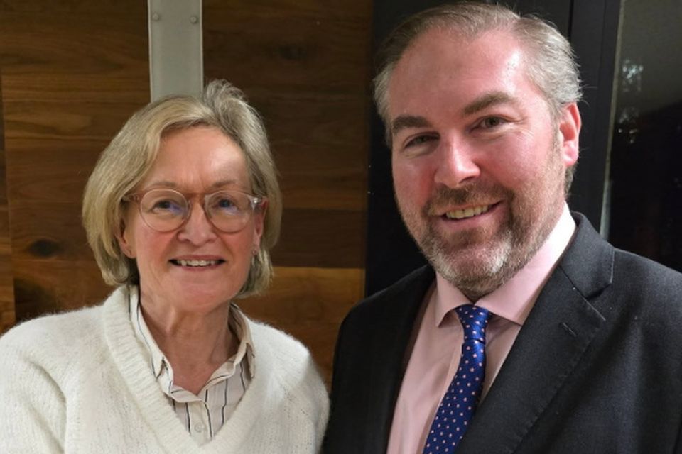 Mairead McGuinness and Barry Ward. Photo: Barry Ward/Instagram.