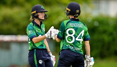 84 to 10 - Cricket Ireland