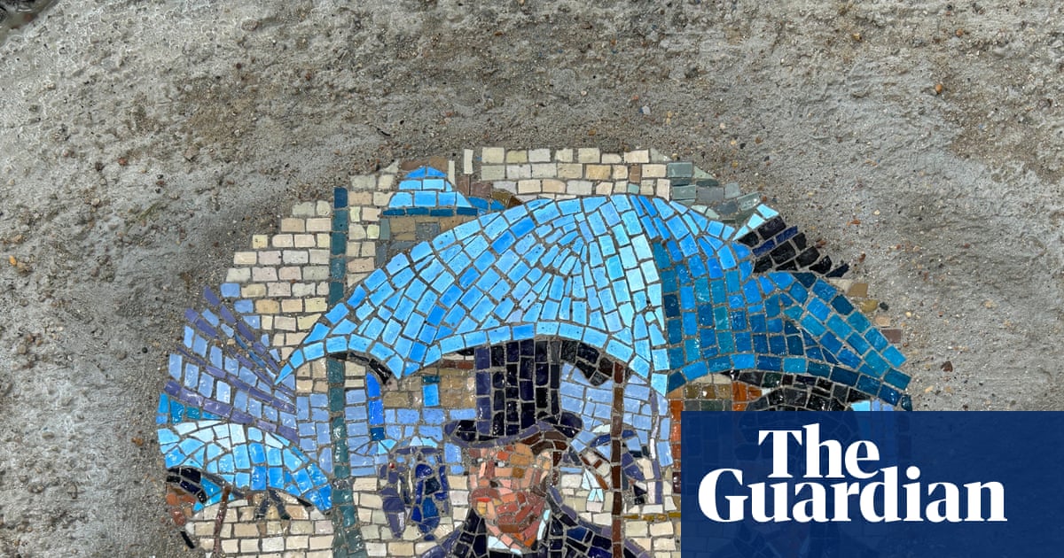 ‘It’s unexpected joy’: the guerrilla mosaic artists adding colour to potholes, benches and bomb craters | Art