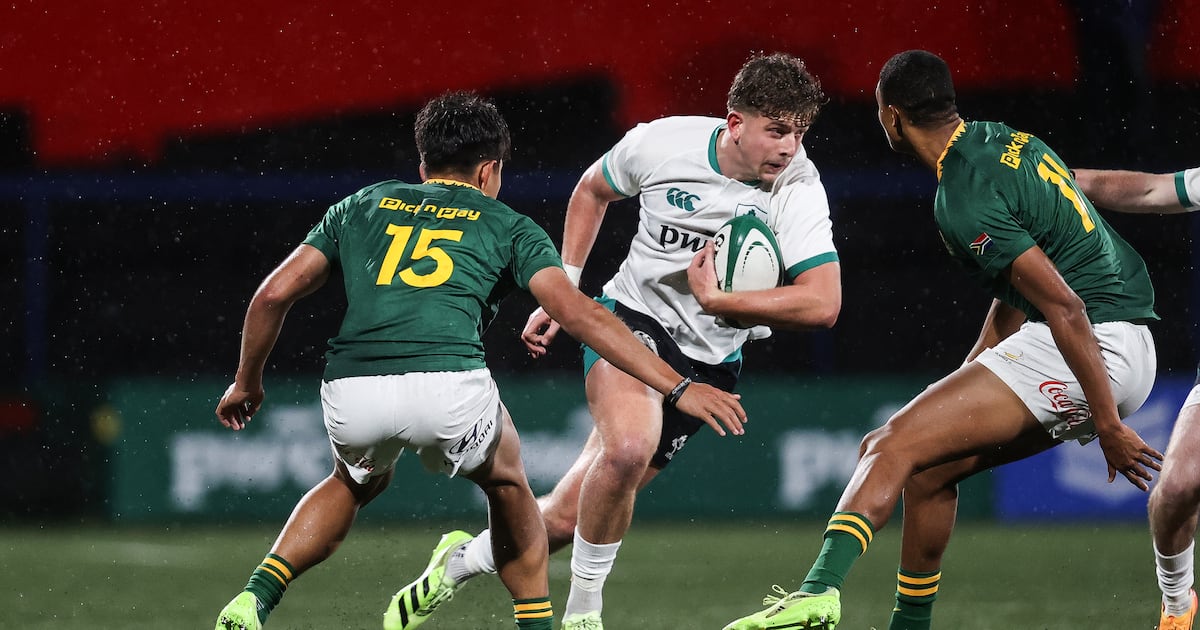 Ireland Under-20s battle hard but are beaten by physical South Africa – The Irish Times