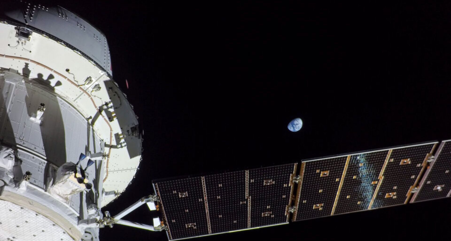 NASA's Orion spaceship during its uncrewed Artemis 1 test mission in 2022.