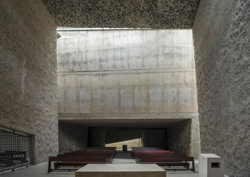 The 2025 World Building of the Year winner The Holy Redeemer Church and Community Center of Las Chumberas by Fernando Menis. Image: © Hisao Suzuki