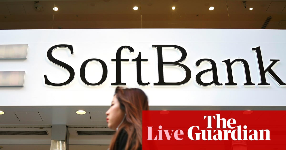 SoftBank shares dive after Nvidia sale puts AI valuations in spotlight – business live | Business