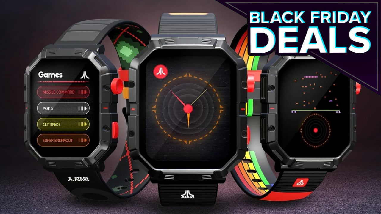 Score Early Black Friday Deals On these Official Tetris, Space Invaders, Atari Smart Watches