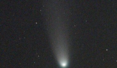 rogue star wandering the galaxy since before the earth or sun was born gets a temporary comet tail