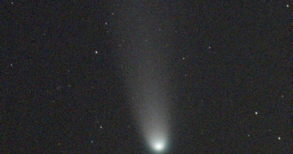 rogue star wandering the galaxy since before the earth or sun was born gets a temporary comet tail