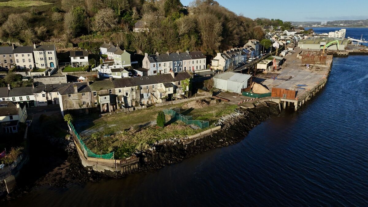 Rear view of Dock Terrace homes Picture: Larry Cummins