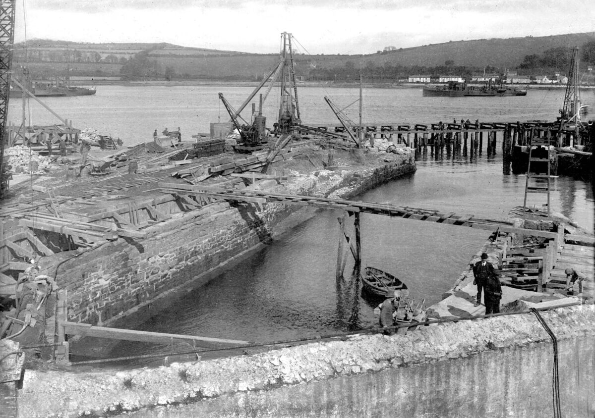 Passage West Docks, Co. Cork, circa 1905 