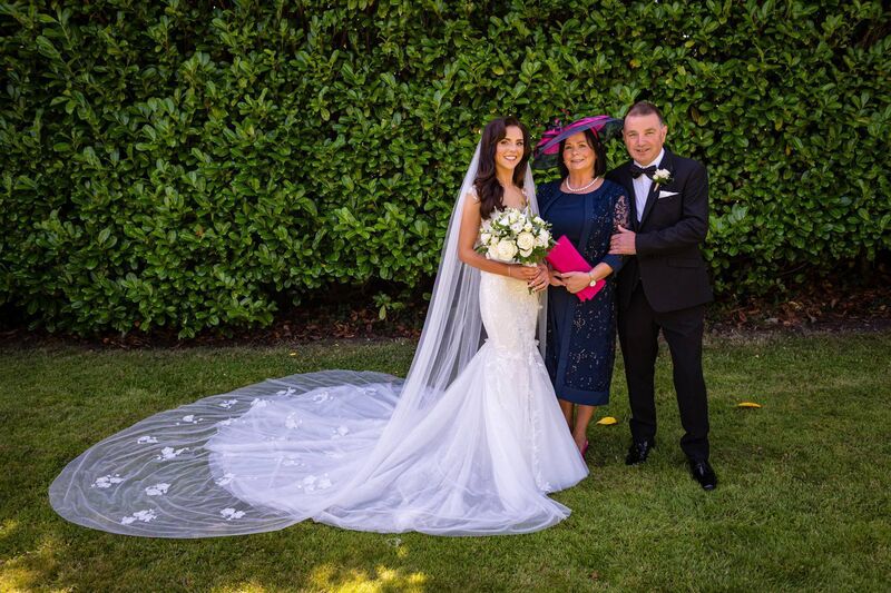 Katie O’Donovan with her parents Catherine and Noel O’Donovan. Pictures: Dermotsullivan.com 