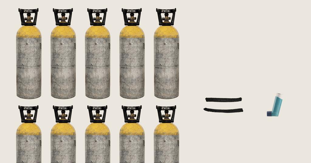 Medical inhalers climate impact: greenhouse gas emissions equivalent to driving 200 miles per inhaler