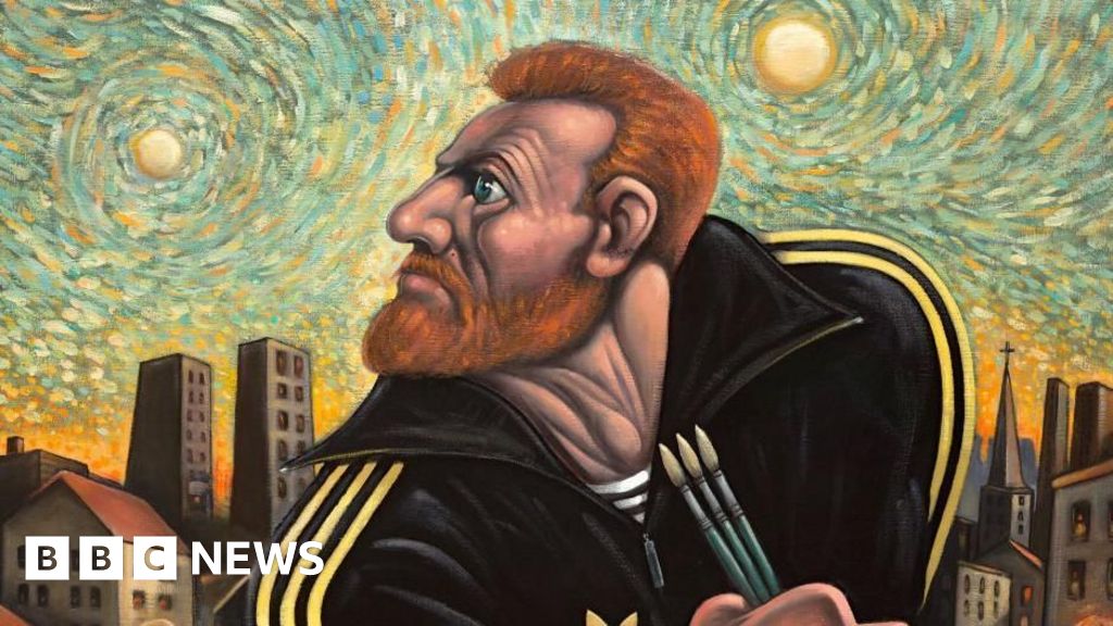 Glasgow artists collaborate on painting of Vincent van Gogh