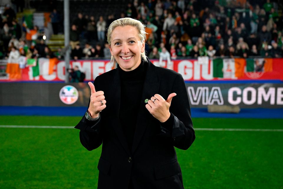 Republic of Ireland head coach Carla Ward
