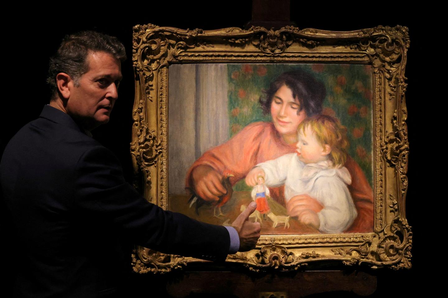 Previously unknown Renoir painting sells for €1.8 million at auction