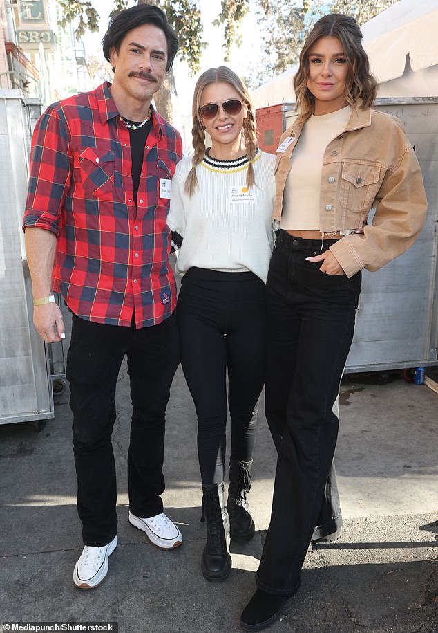 The news comes two years after it emerged he cheated on his then-girlfriend of nine years Ariana Madix (center) with their Vanderpump Rules co-star Raquel Leviss (right)