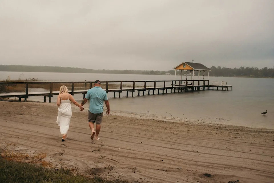 Brooke and Three Photography | Brooke LeVesque Ali Oswalt and David Barrett during their photoshoot with Brooke LeVesque.