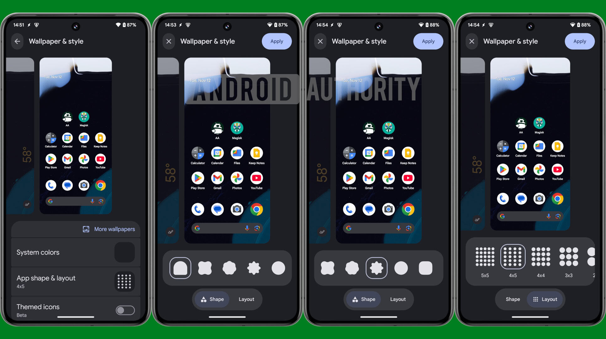Android 15 QPR2 Beta 1 app shape & layout customization Android 15 QPR2 Beta 1 app shape & layout customization