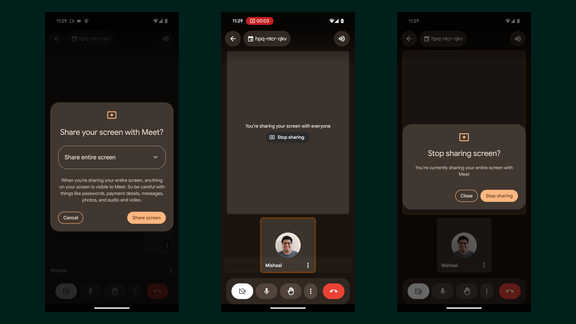 Android 15 sharing screen 3P app Android 15 sharing screen 3P app