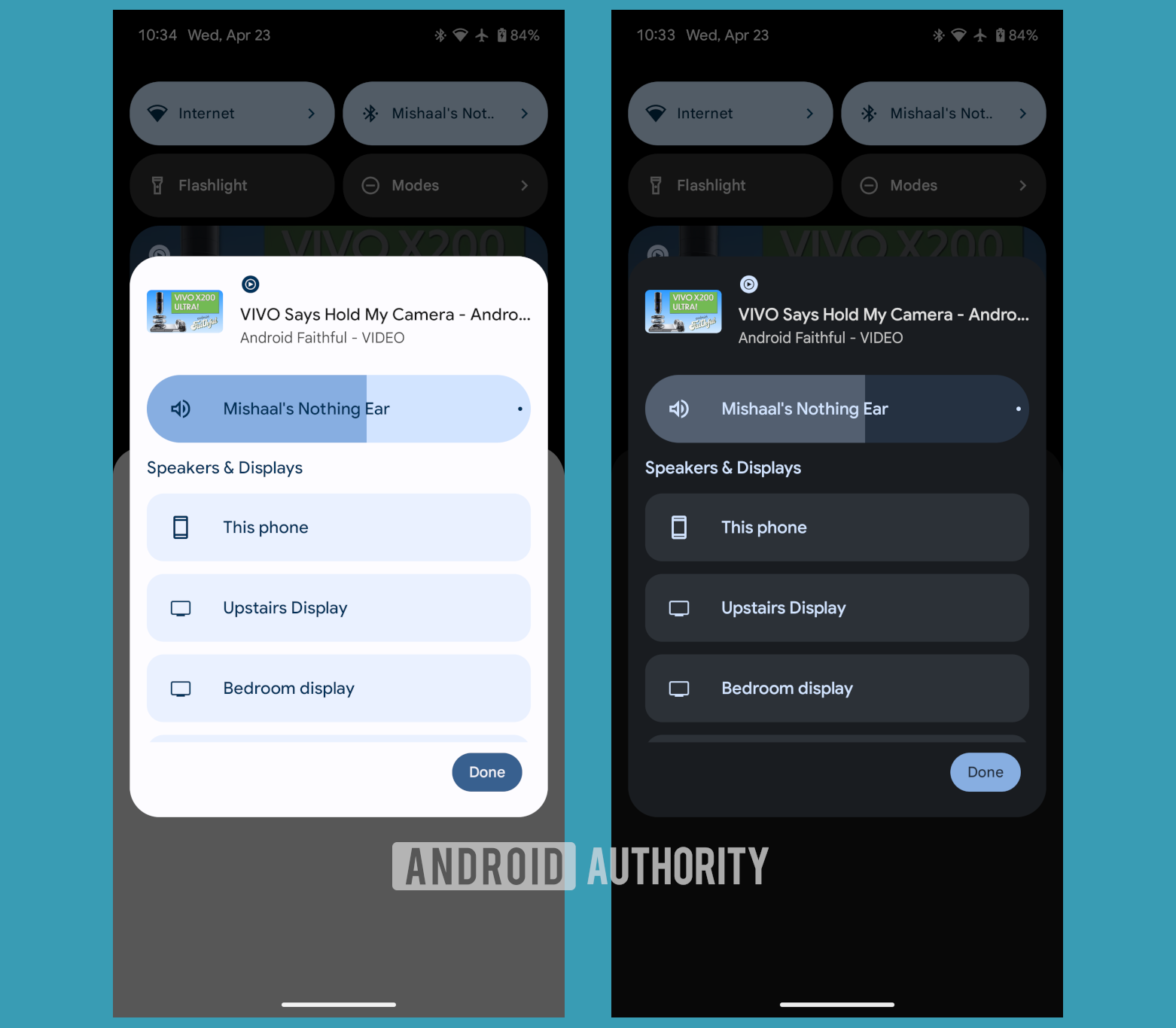 Current media output switcher design in Android Current media output switcher design in Android