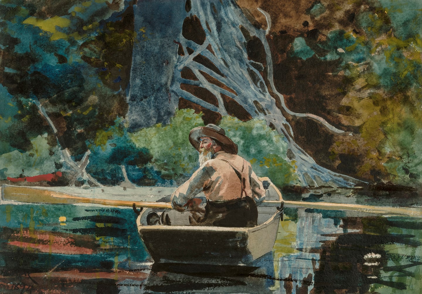 Winslow Homer, "The Adirondack Guide," 1894.