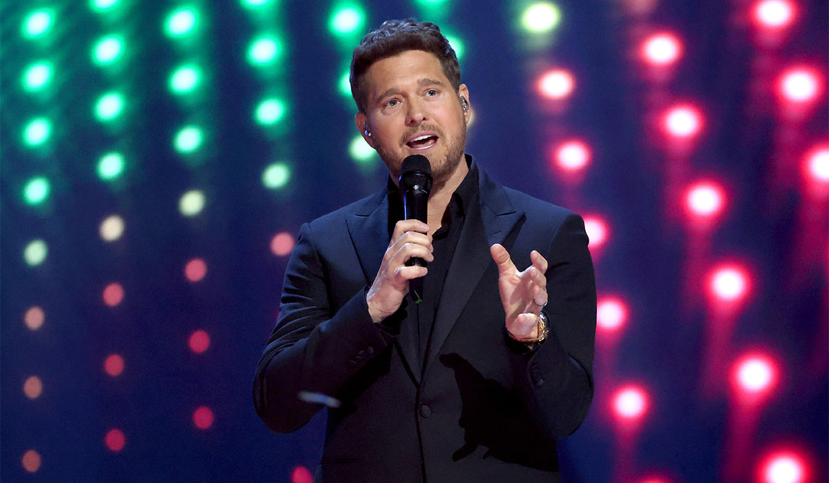 Michael Bublé speaks onstage during the 2025 JUNO Awards at Rogers Arena. Pic: Getty Images