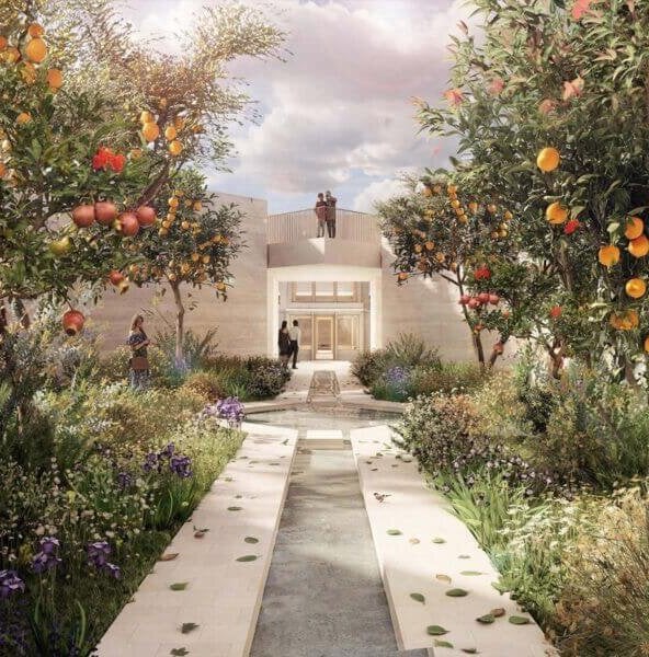 Orange trees would abound. 