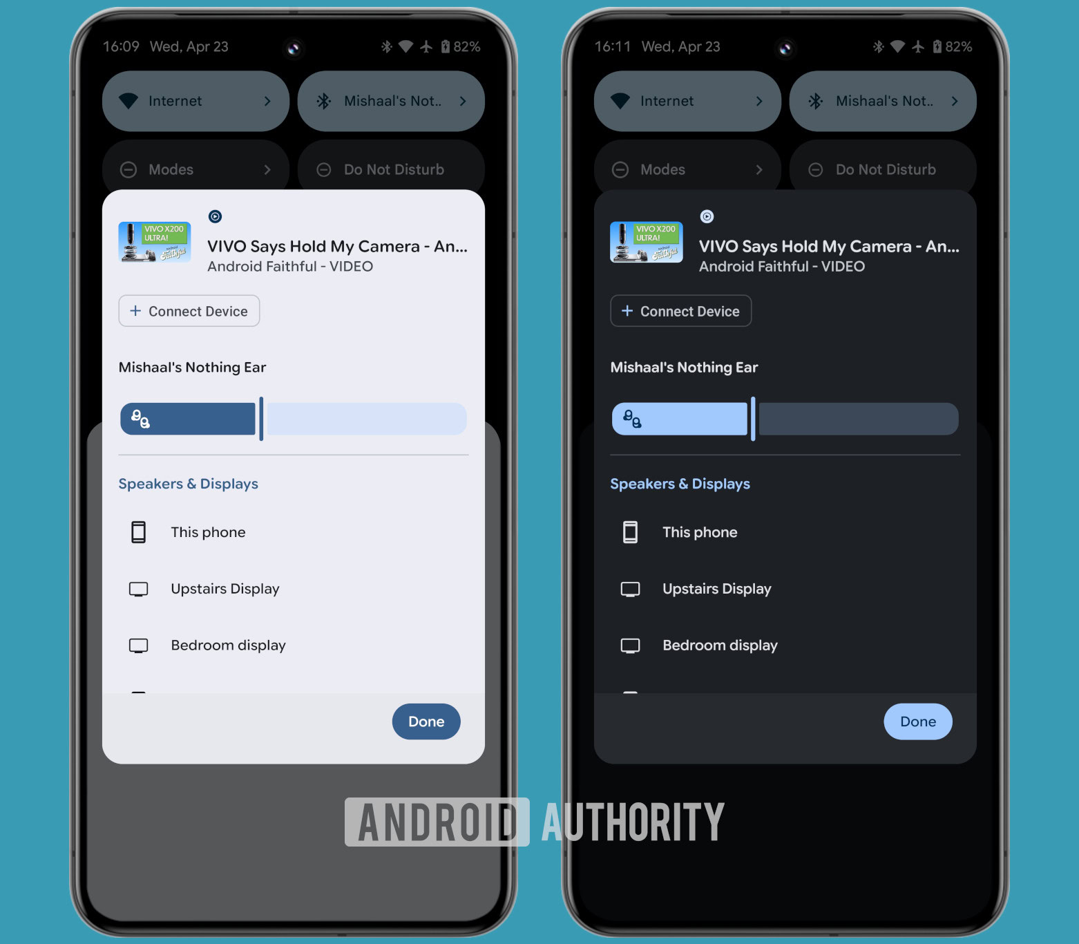 New media output switcher design in Android New media output switcher design in Android