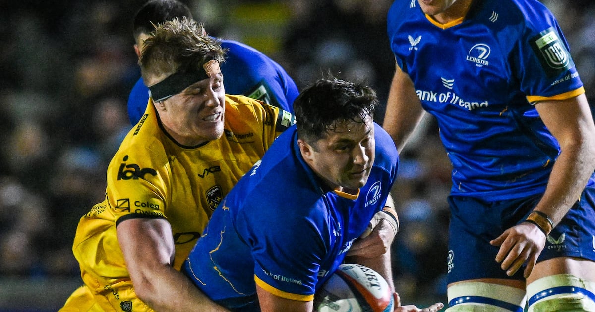 Leinster survive three cards to put Dragons to the sword – The Irish Times