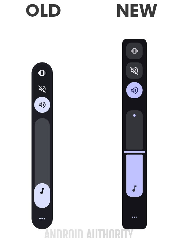 Old vs new expanded volume slider Old vs new expanded volume slider