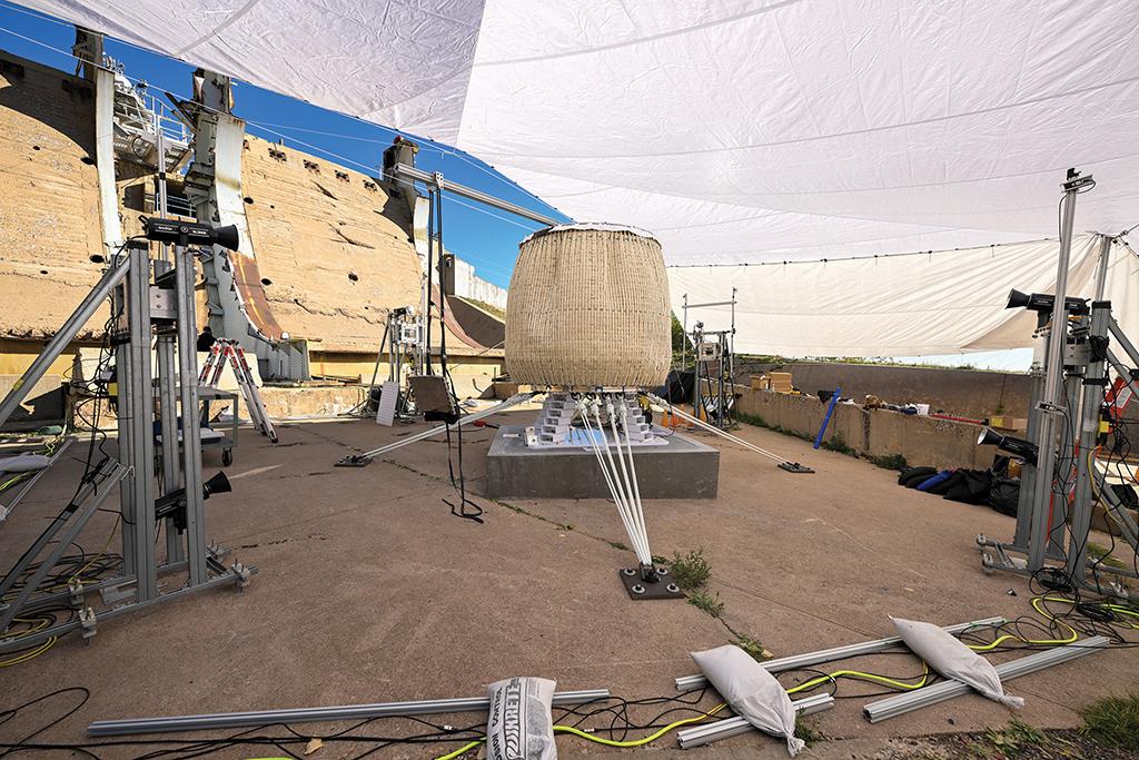 pressure-testing unit at rocket stand