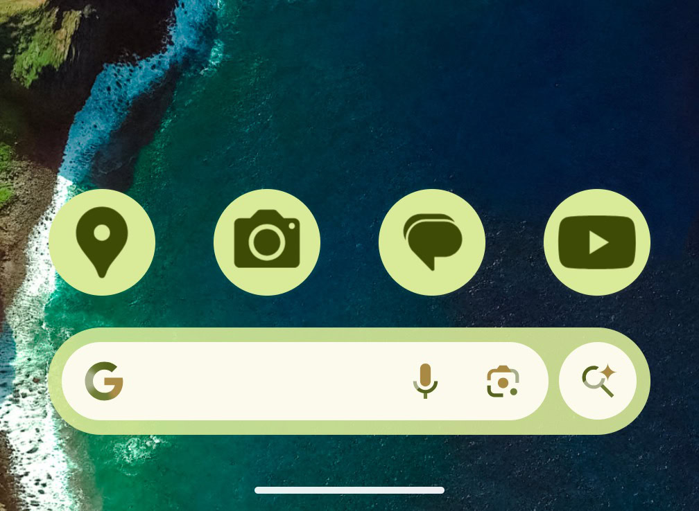 Pixel Launcher Google search bar redesign QPR1 beta 2