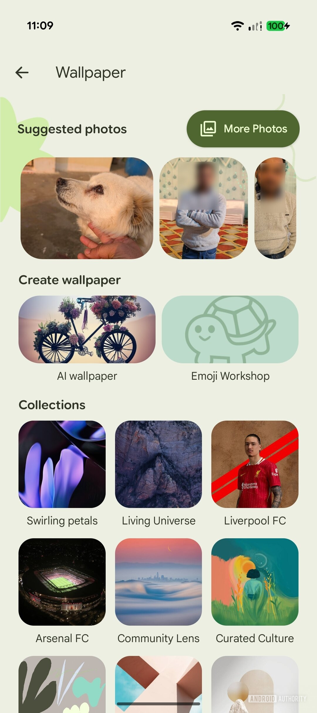 Pixel Wallpaper and Styles app Google Photos curated photos integration (1)