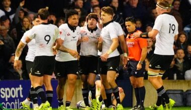 Scotland’s wait to beat New Zealand continues as visitors stave off fightback at Murrayfield