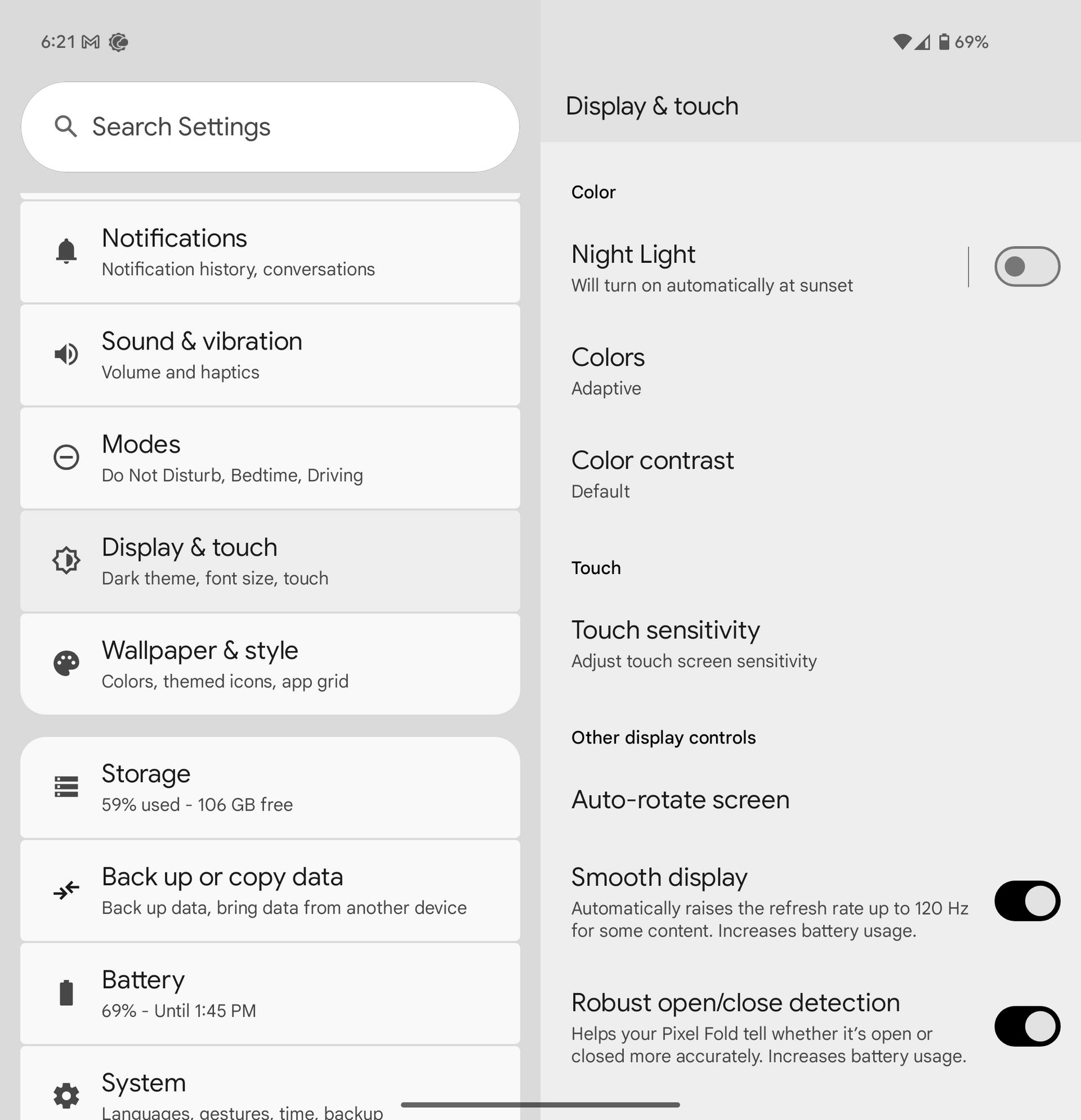 Robust open close detection in Android 16 Beta 4 on Pixel Fold