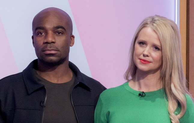 Editorial use only Mandatory Credit: Photo by Ken McKay/ITV/REX/Shutterstock (12798728h) Ore Oduba, Portia Oduba 'Loose Women' TV show, London, UK - 10 Feb 2022