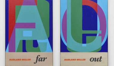 Free exhibition bringing Harland Miller’s typographic art to the Design Museum